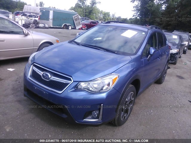 JF2GPADC1H8253153 - 2017 SUBARU CROSSTREK PREMIUM ლურჯი ფოტო 2
