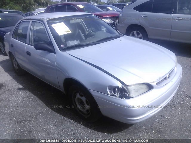 1NXBR12E8XZ226119 - 1999 TOYOTA COROLLA VE/CE/LE SILVER photo 1