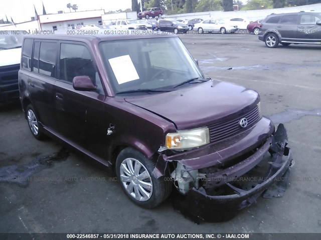 JTLKT324X40139497 - 2004 TOYOTA SCION XB ბურგუნდია ფოტო 1