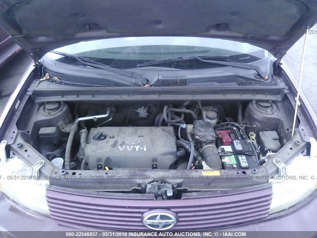 JTLKT324X40139497 - 2004 TOYOTA SCION XB ბურგუნდია ფოტო 10