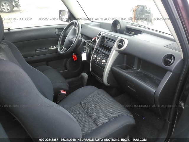 JTLKT324X40139497 - 2004 TOYOTA SCION XB ბურგუნდია ფოტო 5