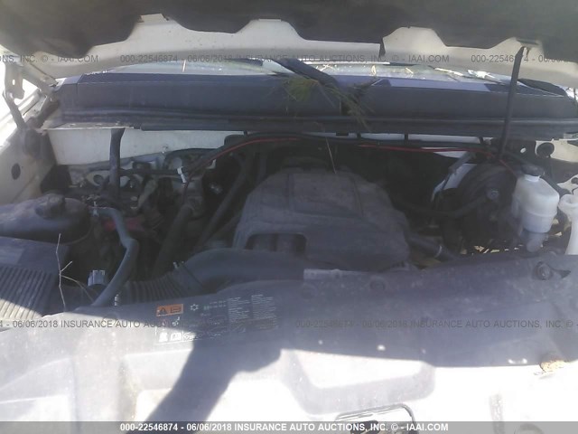 3GTP2VE30BG337467 - 2011 GMC SIERRA K1500 SLE WHITE photo 10