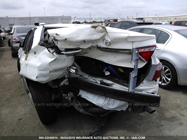 4T1BF1FK2FU924278 - 2015 TOYOTA CAMRY LE/XLE/SE/XSE WHITE photo 6