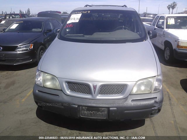 1GMDU23E2YD117314 - 2000 PONTIAC MONTANA ECONOMY GRAY photo 6