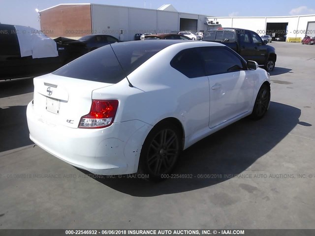 JTKJF5C78C3040640 - 2012 TOYOTA SCION TC 白色 照片 4