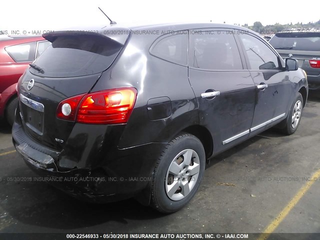 JN8AS5MV1BW254709 - 2011 NISSAN ROGUE S/SV/KROM BLACK photo 4