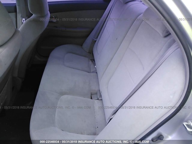 KNAFE121175464058 - 2007 KIA SPECTRA EX/LX SILVER photo 8