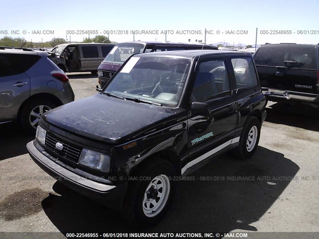 2CNBJ1865S6934486 - 1995 GEO TRACKER BLACK photo 2