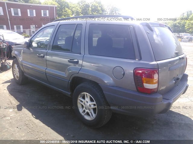 1J4GX48S44C301621 - 2004 JEEP GRAND CHEROKEE LAREDO/COLUMBIA/FREEDOM 灰色 照片 3