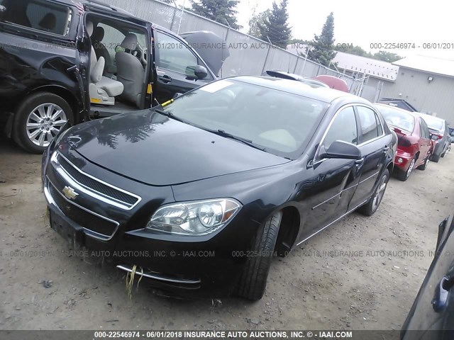 1G1ZC5E15BF158128 - 2011 CHEVROLET MALIBU 1LT 黑色 照片 2