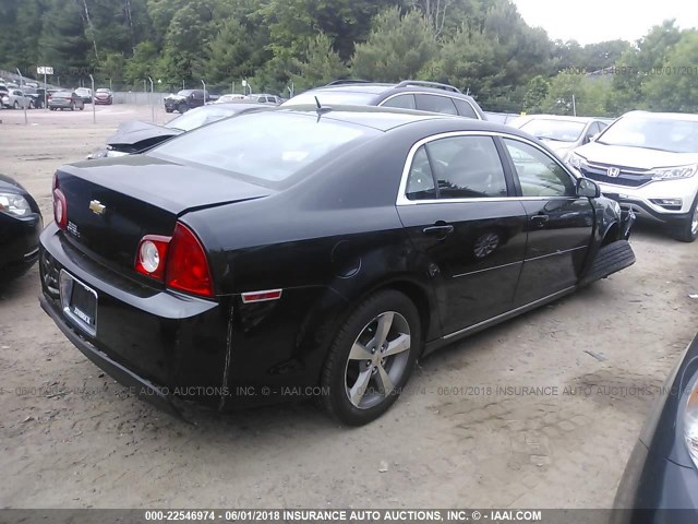 1G1ZC5E15BF158128 - 2011 CHEVROLET MALIBU 1LT 黑色 照片 4