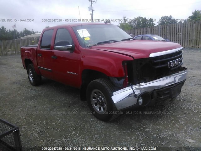 2GTEC13C571609575 - 2007 GMC NEW SIERRA C1500 RED photo 1