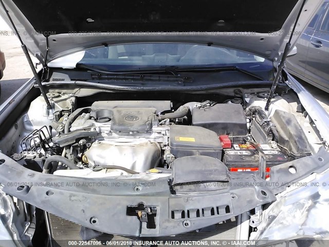 4T4BF1FK7ER364939 - 2014 TOYOTA CAMRY L/SE/LE/XLE SILVER photo 10