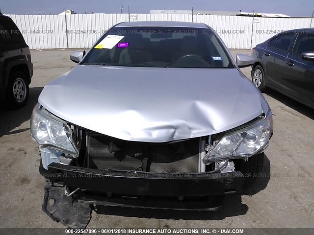 4T4BF1FK7ER364939 - 2014 TOYOTA CAMRY L/SE/LE/XLE SILVER photo 6
