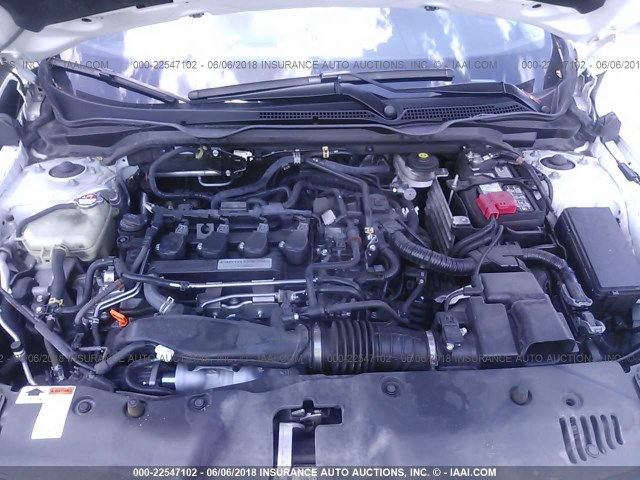 19XFC1F79GE031163 - 2016 HONDA CIVIC EXL WHITE photo 10