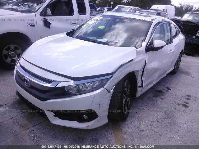 19XFC1F79GE031163 - 2016 HONDA CIVIC EXL WHITE photo 2