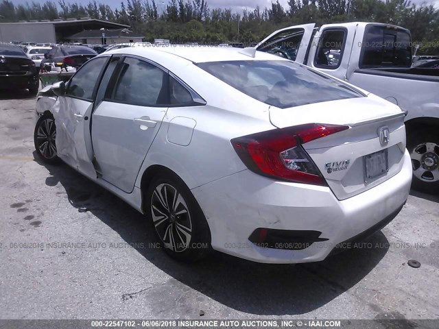19XFC1F79GE031163 - 2016 HONDA CIVIC EXL WHITE photo 3