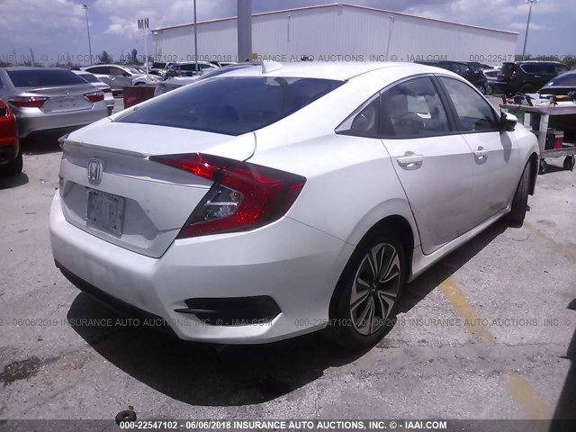 19XFC1F79GE031163 - 2016 HONDA CIVIC EXL WHITE photo 4