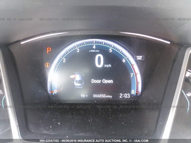 19XFC1F79GE031163 - 2016 HONDA CIVIC EXL WHITE photo 7