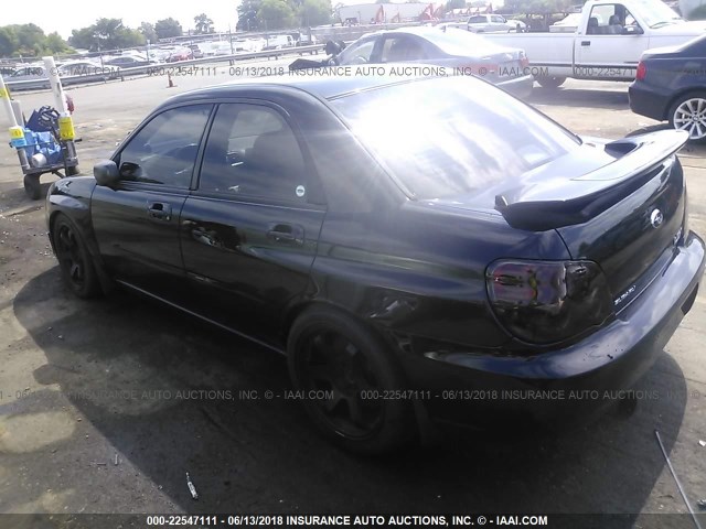 JF1GD79646G503331 - 2006 SUBARU IMPREZA WRX/LIMITED BLACK photo 3