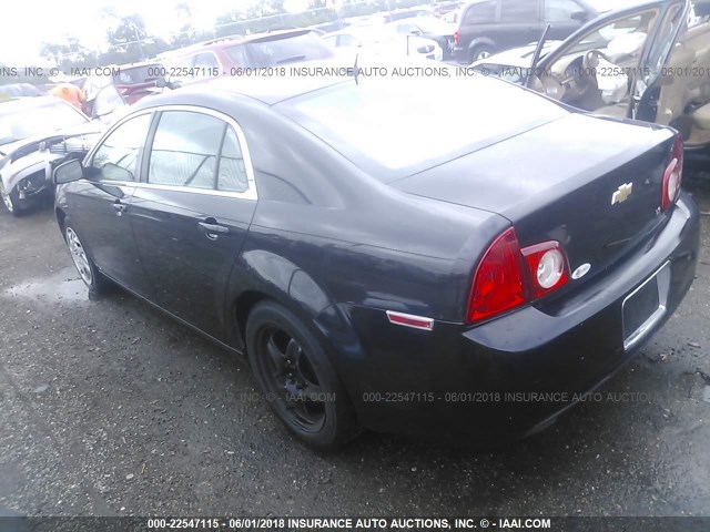 1G1ZG57N694269393 - 2009 CHEVROLET MALIBU LS 黑色 照片 3