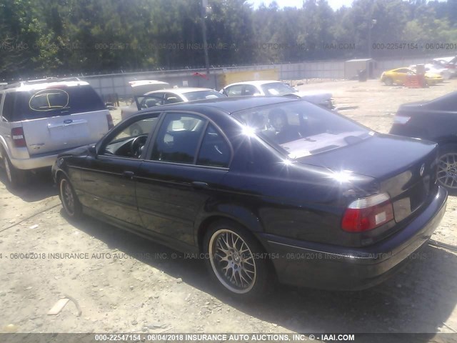 WBADT63482CH97707 - 2002 BMW 530 I AUTOMATIC BLACK photo 3