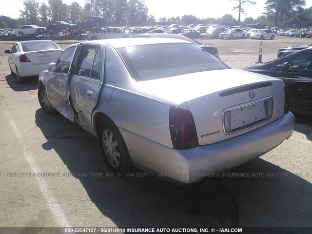 1G6KD54Y61U119534 - 2001 CADILLAC DEVILLE SILVER photo 3