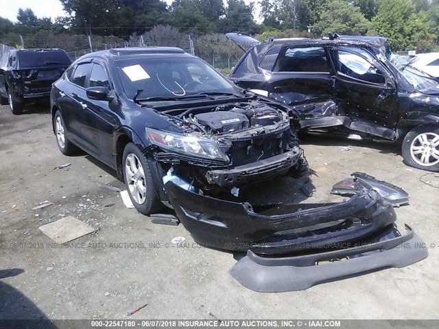 5J6TF2H5XAL010651 - 2010 HONDA ACCORD CROSSTOUR EXL BLACK photo 1