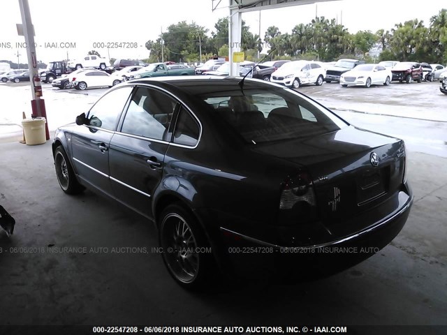 WVWRH63B51P136133 - 2001 VOLKSWAGEN PASSAT GLX 灰色 照片 3