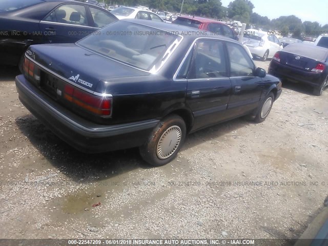 1YVGD22B2M5168027 - 1991 MAZDA 626 DX/LX BLACK photo 4