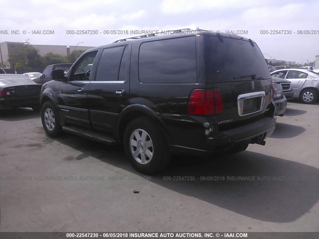 5LMFU27R13LJ14356 - 2003 LINCOLN NAVIGATOR BLACK photo 3