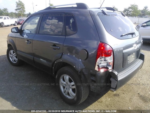 KM8JN12D27U630872 - 2007 HYUNDAI TUCSON SE/LIMITED GRAY photo 3