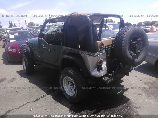 1J4FY19P4SP207634 - 1995 JEEP WRANGLER / YJ S/RIO GRANDE GREEN photo 3