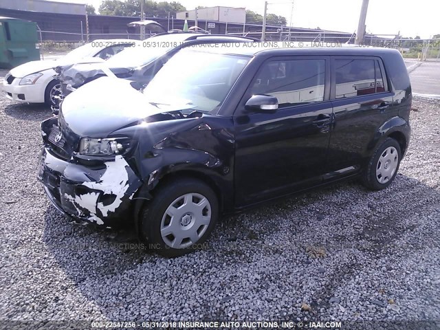 JTLKE50EX81030216 - 2008 TOYOTA SCION XB Schwarz Foto 2