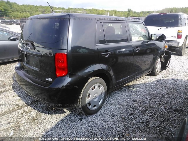 JTLKE50EX81030216 - 2008 TOYOTA SCION XB Schwarz Foto 4
