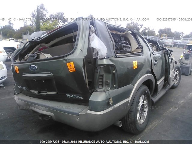 1FMRU17W93LB29087 - 2003 FORD EXPEDITION EDDIE BAUER GREEN photo 4