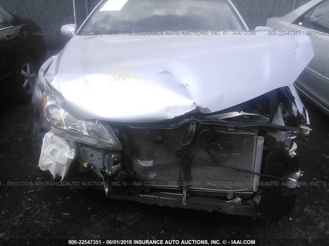 JTNBE46K773067077 - 2007 TOYOTA CAMRY NEW GENERAT CE/LE/XLE/SE SILVER photo 6