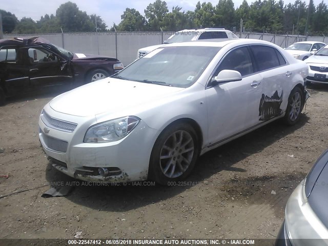 1G1ZK57728F243747 - 2008 CHEVROLET MALIBU LTZ 白色 照片 2