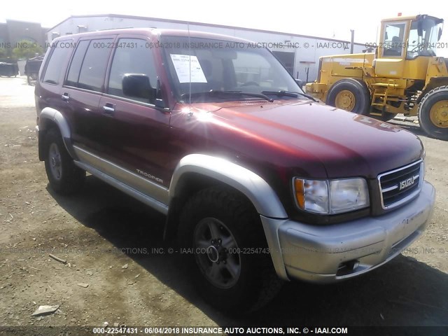 JACDJ58X5X7920946 - 1999 ISUZU TROOPER S BURGUNDY photo 1