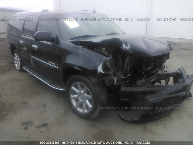 1GKFK66838J201504 - 2008 GMC YUKON XL DENALI BLACK photo 1