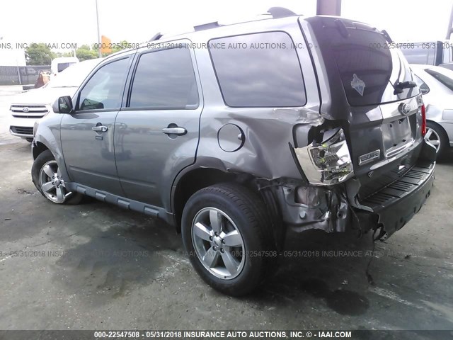 1FMCU0E7XCKB40889 - 2012 FORD ESCAPE LIMITED GRAY photo 6