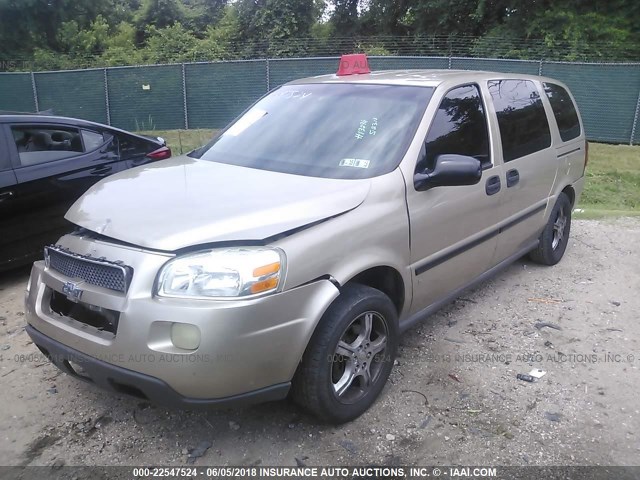 1GNDV23L36D161682 - 2006 CHEVROLET UPLANDER LS GOLD photo 2