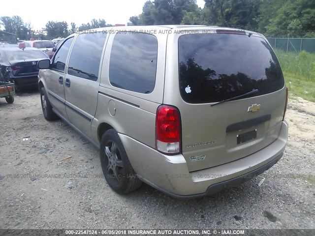 1GNDV23L36D161682 - 2006 CHEVROLET UPLANDER LS GOLD photo 3