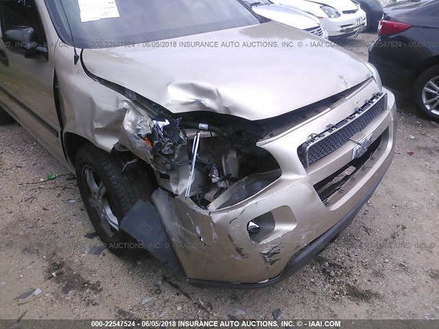 1GNDV23L36D161682 - 2006 CHEVROLET UPLANDER LS GOLD photo 6