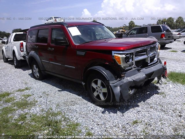 1D8GT28K77W662027 - 2007 DODGE NITRO SXT RED photo 1