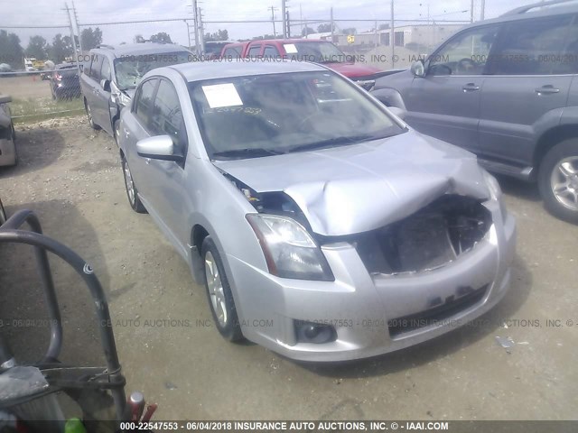 3N1AB6AP4CL619143 - 2012 NISSAN SENTRA 2.0/2.0S/SR/2.0SL SILVER photo 1