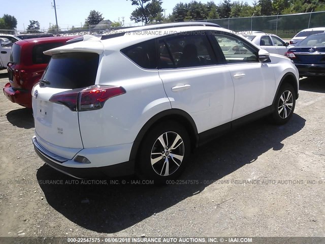 JTMRFREV5JJ718041 - 2018 TOYOTA RAV4 ADVENTURE/XLE 白色 照片 4
