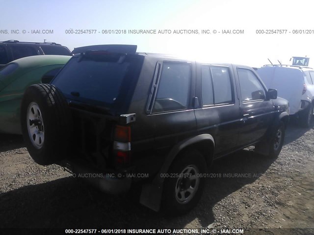 JN8HD17Y2PW101402 - 1993 NISSAN PATHFINDER XE/SE BLACK photo 4