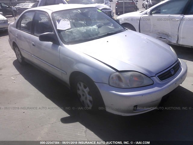 2HGEJ6616YH598626 - 2000 HONDA CIVIC SE SILVER photo 1