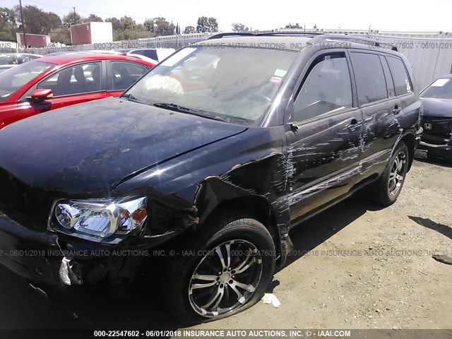 JTEDP21A450081359 - 2005 TOYOTA HIGHLANDER LIMITED BLACK photo 6